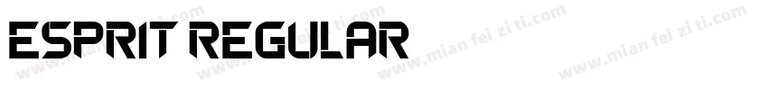 Esprit Regular字体转换